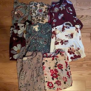 Bundle of 8 blouses